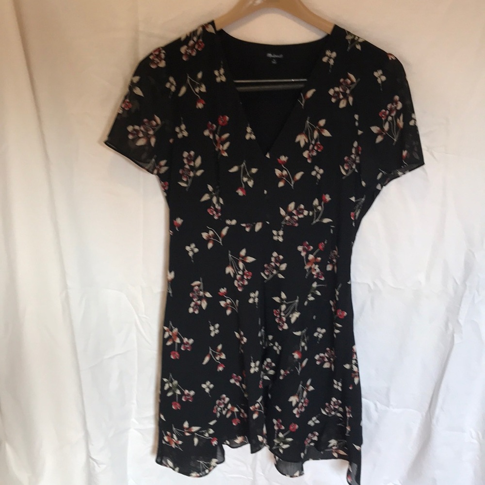 Floral wrap dress